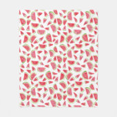 Wasserfarbene Fleecedecke (Vorderseite)