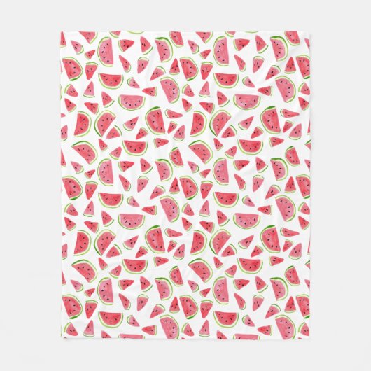 Wasserfarbene Fleecedecke (Vorderseite)