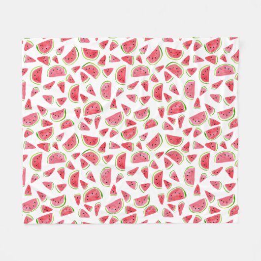 Wasserfarbene Fleecedecke (Vorderseite (Horizontal))