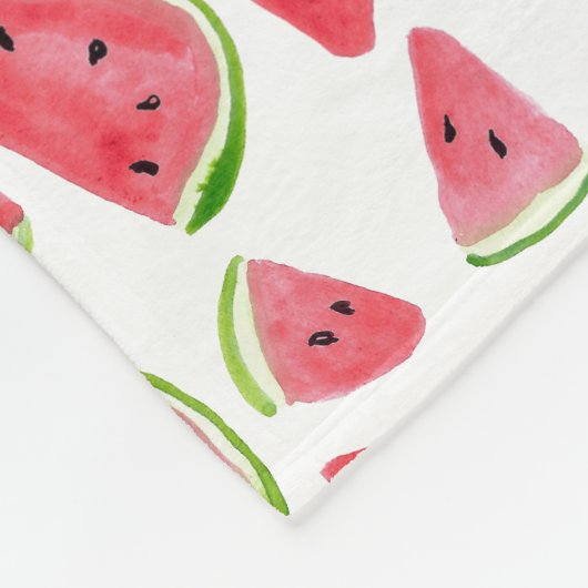 Wasserfarbene Fleecedecke (Ecke)