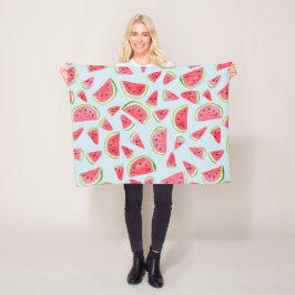 Wasserfarbene Fleecedecke