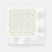 Wasserfarbene Floppy Ostersonne Serviette (Vorderseite)