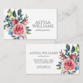 Wasserfarbene Flora und Fauna Fossilienmuseum Mont Visitenkarte (Vorne/Hinten)