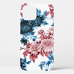 Wasserfarbene florale nahtlose Muster auf weißem H Case-Mate iPhone Hülle
