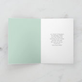 Wasserfarbene Frau Vermisst Karte (Innenseite)