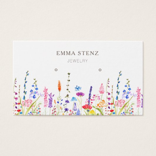 Wasserfarbene, frei lebende Blume, die Hoops samme (Vorderseite)