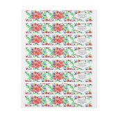 Wasserfarbene Frühlingsblumen (Bogen)