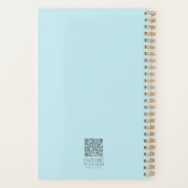 Wasserfarbene Frühlingsblumen Bibel Verse Personal Planer (Rückseite)