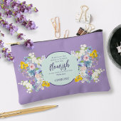 Wasserfarbene Frühlingsblumen Bibel Verse Personal Zubehörtasche