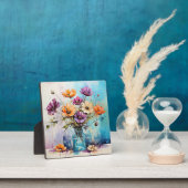 Wasserfarbene Frühlingsblumen Fotoplatte (InSitu)