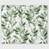 Wasserfarbene Frühlingsblumen Geschenkpapier (Flach)