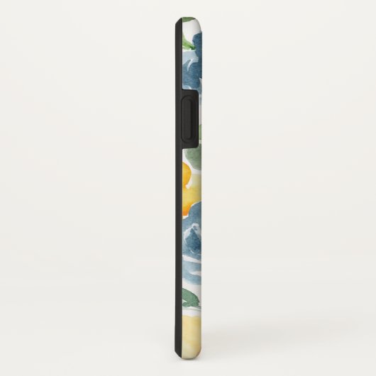 Wasserfarbene Frühlingsblumen. Name hinzufügen. Case-Mate iPhone Hülle (Hinten/Rechts)