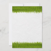 Wasserfarbene Frühlingsgebirge Hochzeit Invita Einladung (Rückseite)