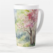 Wasserfarbene Frühlingslandschaft Milchtasse (Rechte Ecke)