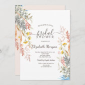 Wasserfarbene Frühlingsmischung Wildblume Weiden g Einladung (Vorne/Hinten)