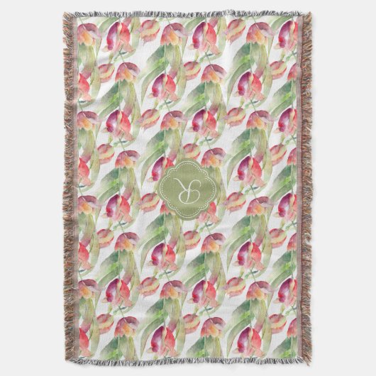 Wasserfarbene Frühlingstruppen mit benutzerdefinie Decke (Vorderseite Vertikal)