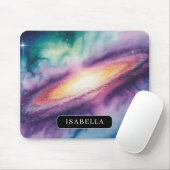 Wasserfarbene Galaxie-Nebel-Mauspad Mousepad (Mit Mouse)