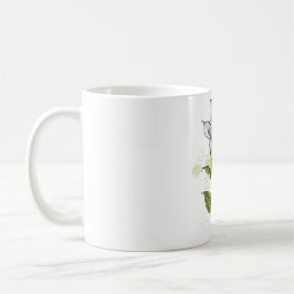 Wasserfarbene handbemalte Calla Lily-Blume Kaffeetasse