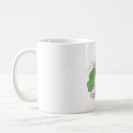 Wasserfarbene handbemalte Lotus Kaffeetasse