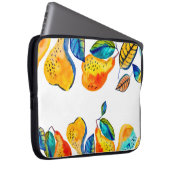 Wasserfarbene, handgemalte Birnen im nahtlosen Rah Laptopschutzhülle (Vorne Rechts)