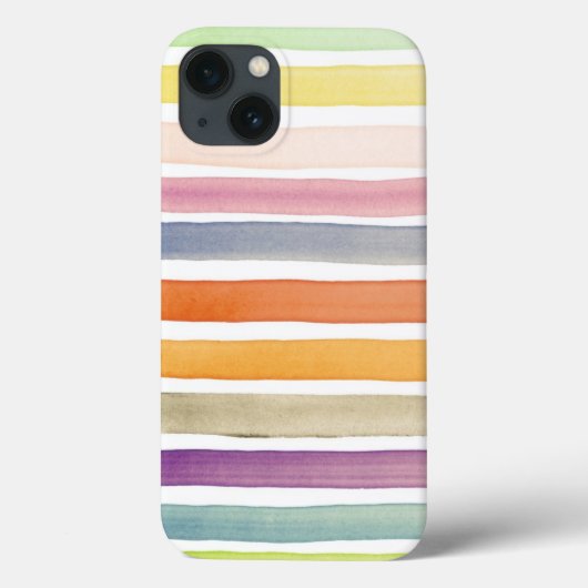 Wasserfarbene handgemalte Pinselstriche, Banner. Case-Mate iPhone Hülle (Rückseite)