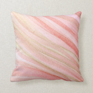 Wasserfarbene Heißluftballons, Korallen Kissen