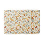 Wasserfarbene Herbstleaves - Gemütliche Herbstland Badematte (Vorderseite)