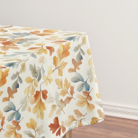 Wasserfarbene Herbstleaves - Gemütliche Herbstland Tischdecke (Beispiel)