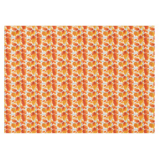 Wasserfarbene Herbstleaves - lebhafte Herbstfolien Tischdecke (Vorderseite (Horizontal))