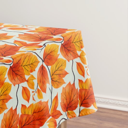 Wasserfarbene Herbstleaves - lebhafte Herbstfolien Tischdecke (Beispiel)