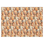 Wasserfarbene Herbstpumpen mit Blätter Tischdecke (Vorderseite (Horizontal))