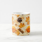 Wasserfarbene Herbstzauber - Vintage Düfte Kaffeetasse (Mittel)