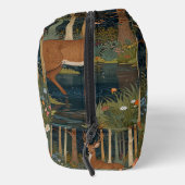 Wasserfarbene Hirschkunst Boho Wald Grüne Waschbeutel (Rechts)