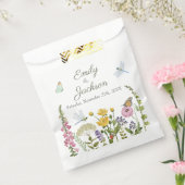 Wasserfarbene Hochzeit mit Wildblumen Schmetterlin Geschenktütchen (Versiegelt)