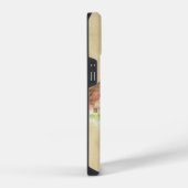 Wasserfarbene Hühner Hen Rooster Barfarm iPhone Hülle (Rechte Seite)