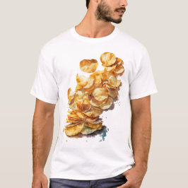 Wasserfarbene Kartoffelchips T-Shirt