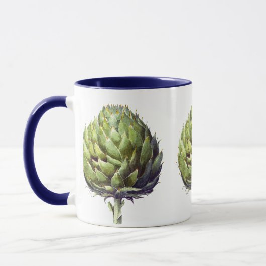 Wasserfarbene Kunst Tasse (Links)
