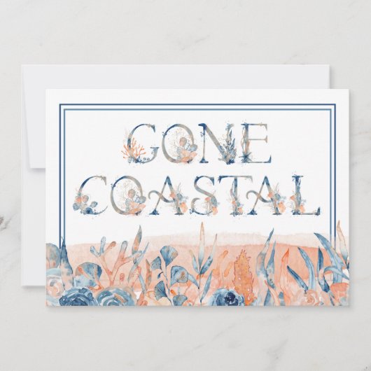 Wasserfarbene Küste Ich habe die Ankündigung versc (Vorderseite)