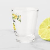 Wasserfarbene Lemons Hochzeit Limoncello Schnapsglas (Rechts)