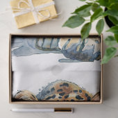Wasserfarbene Leopard-Spritzmuster  Seidenpapier (Geschenk)