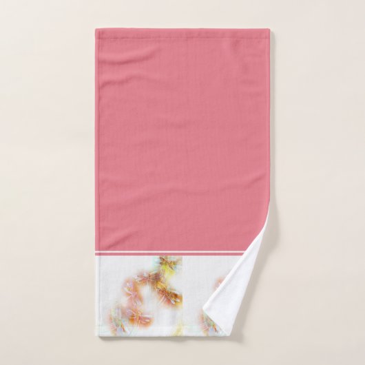 Wasserfarbene Libellen Badetuch Set (Handtuch)