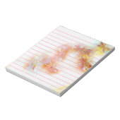 Wasserfarbene Libellen Notizblock (Rotiert)