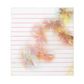 Wasserfarbene Libellen Notizblock (Vorderseite)