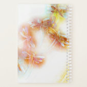 Wasserfarbene Libellen personalisiert, benutzerdef Planer (Rückseite)