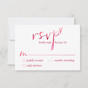Wasserfarbene Liebe ist Liebe Gay RSVP Cards Karte