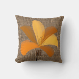 Wasserfarbene Liege Art Rustikale Blumenkissen Kissen