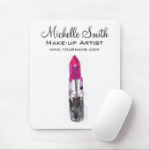 Wasserfarbene Lippenstift-Make-up Mousepad (Mit Mouse)
