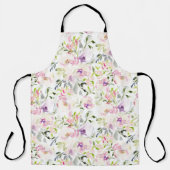 Wasserfarbene lose, ausdrucksstarke Feder Schürze (Vorderseite)