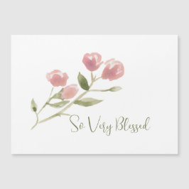 Wasserfarbene Magnetkarte