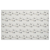 Wasserfarbene Magpie Garden Vögel im Baum Stoff (Fat Quarter (45,7 x 55,9 cm))
